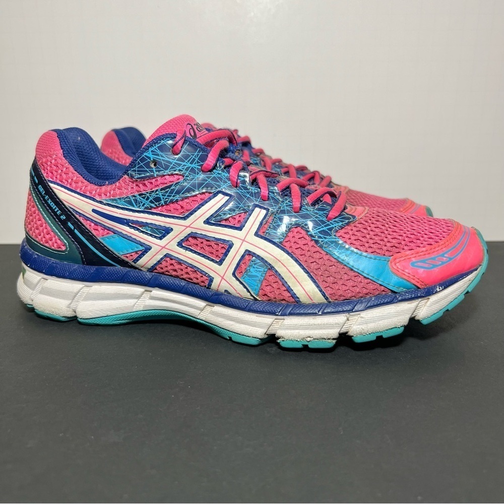 Womens ASICS Gel Excite 2 Pink Running Shoes / Size 9.5